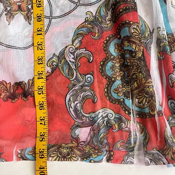 Crimson Ivy Bohemian Sheer Skirt Size L - Picture 7 of 7